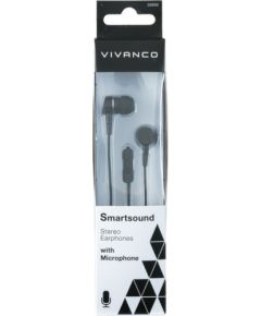 Vivanco наушники + микрофон Smartsound, черный (38009)