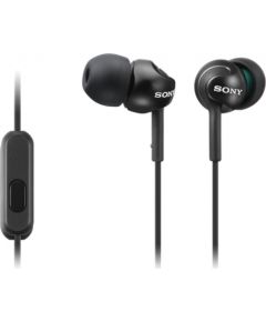 Sony In-ear Headphones EX series, Black Sony MDR-EX110AP In-ear, Black