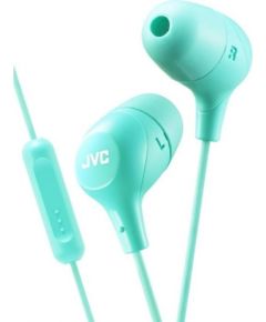 JVC HA-FX38M-G-E Marshmallow наушники с пультом и микрофоном зеленый