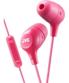 JVC HA-FX38M-P-E Marshmallow наушники с пультом и микрофоном Pозовый