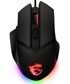 MSI Clutch GM20 Elite Optical, RGB LED light, Black, Gaming Mouse