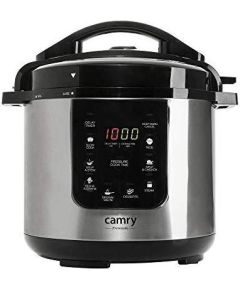 Camry Pressure cooker CR 6409 1500 W, Alluminium pot, 6 L, Number of programs 8, Stainless steel/Black