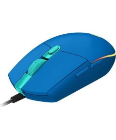 LOGITECH G203 LIGHTSYNC Gaming Mouse - BLUE - USB - EMEA - G203 LIGHTSYNC