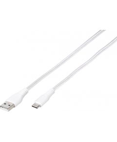 Vivanco cable USB-C - USB-A 1,5m, white (61696)