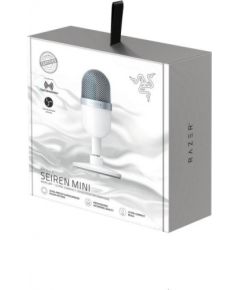 Razer Seiren X Condenser Streaming Microphone, Mercury White, Wired