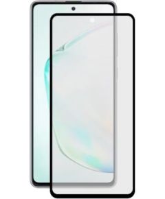 Fusion Full Glue 5D Tempered Glass Aizsargstikls Pilnam Ekrānam Samsung N770 Galaxy Note 10 Lite Melns