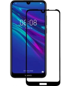 Fusion Full Glue 5D Tempered Glass Aizsargstikls Pilnam Ekrānam Huawei Y6S / Honor 8A Melns