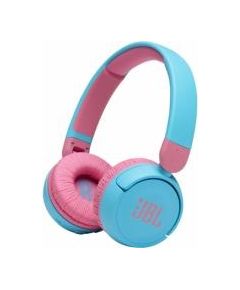 JBL JR 310 BT Kids on-ear austiņas ar Bluetooth bērniem, zilas ar rozā