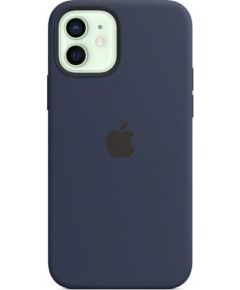 Apple  Silicone Case with MagSafe for iPhone 12 | 12 Pro Deep Navy