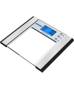 Mesko Bathroom Scale with Analyzer MS 8146 Electronic, Maximum weight (capacity) 180 kg, Accuracy 100 g, Body Mass Index (BMI) measuring, Stainless steel/Glass