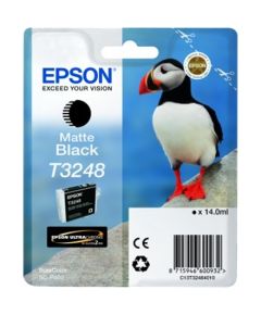 Epson T3248 Ink Cartridge, Matte Black