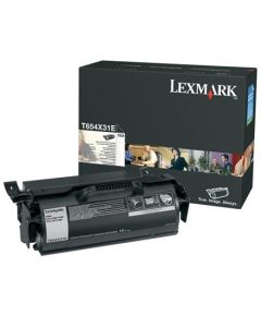 Lexmark T654X31E Cartridge, Black, 36000 pages