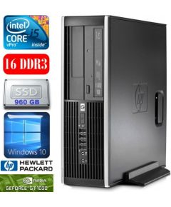 HP 8100 Elite SFF i5-650 16GB 960SSD GT1030 2GB DVD WIN10