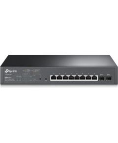 TP-Link TL-SG2210MP Switch L2 Managed, Rack mountable,8x10/100/1000Mbps RJ45 ports all supporting PoE+,2x100/1000Mbps SFP slots,PSU single