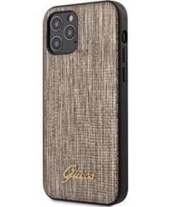 Guess  iPhone 12/12 Pro Lizard Cover Gold