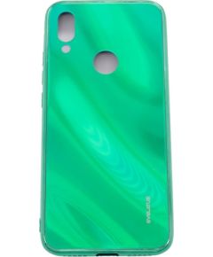 Evelatus Xiaomi Redmi 7 Water Ripple Full Color Electroplating Tempered Glass Case Green