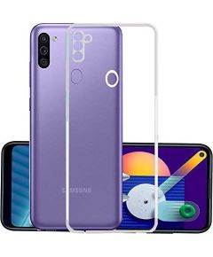 Fusion Ultra Back Case 1 mm Izturīgs Silikona Aizsargapvalks Samsung M115 Galaxy M11 Caurspīdīgs