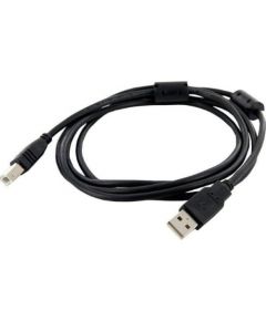 Omega OUAB3 USB 2.0 A-plug AM-BM Кабель для принтера 3m Черный