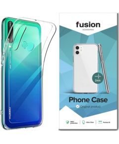 Fusion Ultra Clear Series 2 mm Silikona Aizsargapvalks Huawei P40 Lite E Caurspīdīgs (EU Blister)