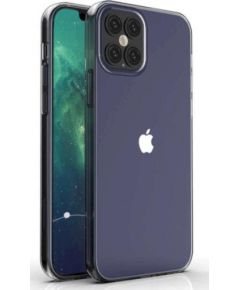 Fusion Ultra Back Case 1 mm Izturīgs Silikona Aizsargapvalks Apple iPhone 12 Pro Max Caurspīdīgs