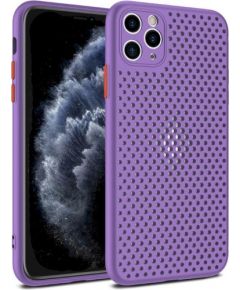 Fusion Breathe Case Silikona Aizsargapvalks Priekš Apple iPhone 7 / 8 / SE 2020 Violets