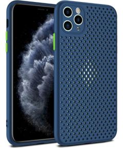 Fusion Breathe Case Силиконовый чехол для Samsung G980 Galaxy S20 Синий