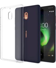 Fusion Ultra Back Case 0.5 mm Silikona Aizsargapvalks Priekš Nokia 2.1 Caurspīdīgs