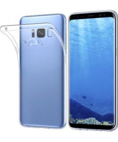 Fusion Ultra Back Case 0.3 mm Izturīgs Silikona Aizsargapvalks Priekš Samsung G955 Galaxy S8 Plus Caurspīdīgs