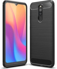 Fusion Trust Back Case Silikona Aizsargapvalks Priekš Xiaomi Redmi K30 / Xiaomi Poco X2 Melns