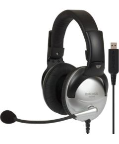 Koss Gaming headphones SB45 USB Headband/On-Ear, USB, Microphone, Silver/Black, Noice canceling,