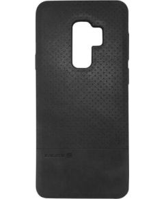 Evelatus Samsung S9 Plus TPU case 1 with metal plate (possible to use with magnet car holder) Black