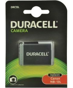 Akumulators Duracell Li-Ion 1010 mAh Canon NB-13L (DRC13L)