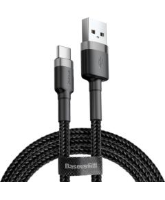 Baseus Cafule CATKLF-BG1 USB-C datu un uzlādes vads 3A / PD / QC 3.0 / 100 cm melns