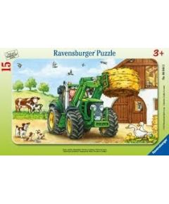 Ravensburger Mini Puzzle 06044 15 шт. Трактор