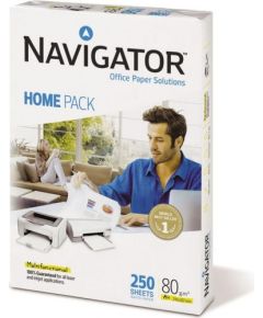 Papīrs NAVIGATOR HOME PACK A4 80g/m2, 250 loksnes/iepakojumā