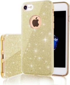 Mocco Glitter Cover with TPU Aizmugurējais Apvalks Apple iPhone 12 / iPhone 12 Pro