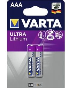 10x2 Varta Ultra Lithium Micro AAA LR 03
