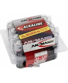 1x20 Ansmann Alkaline Mignon AA LR 6 red-line Box