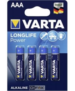 1x4 Varta Longlife Power Micro AAA LR03