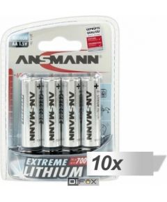 10x4 Ansmann Extreme Lithium Mignon AA LR 6