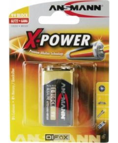 1 Ansmann Alkaline 9V block X-Power