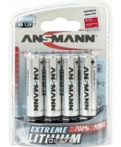 1x4 Ansmann Extreme Lithium Mignon AA LR 6