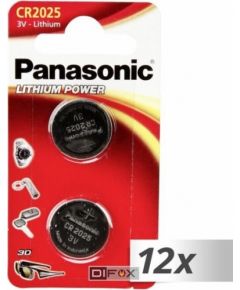 12x2 Panasonic CR 2025 Lithium Power VPE Inner Box