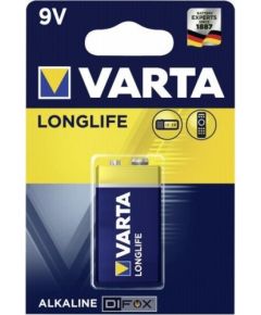 50x1 Varta Longlife Extra 9V block 6 LR 61      PU master box