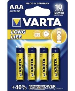 1x4 Varta Longlife Micro AAA LR 03