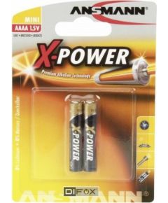 10x2 Ansmann Alkaline AAAA X-Power        1510-0005