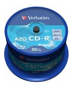 Matricas CD-R AZO Verbatim 700MB 52x Crystal