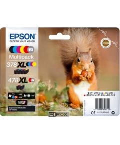 Epson Multipack Claria Photo HD T 378/478 XL (6 colors)   T 379D