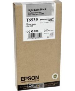 Epson ink cartridge light light black   T 653 200 ml      T 6539