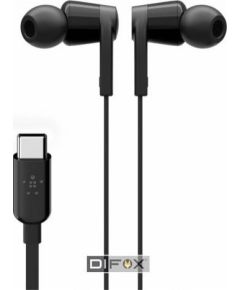 Belkin Rockstar In-Ear Headphone USB-C Connector bl. G3H0002btBLK